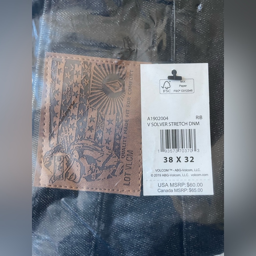 Volcom Solver Modern Fit Denim Jeans - Picture 5 of 8